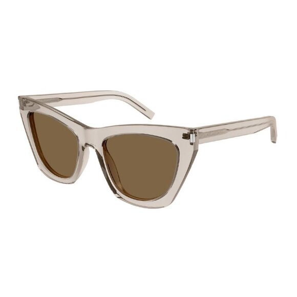NWT SAINT LAURENT BEIGE WOMEN SUNGLASSES - Picture 1 of 5